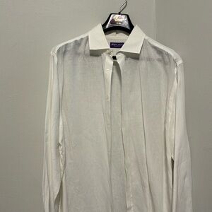 Ralph Lauren Purple Label XXL 100% linen long sleeve shirt